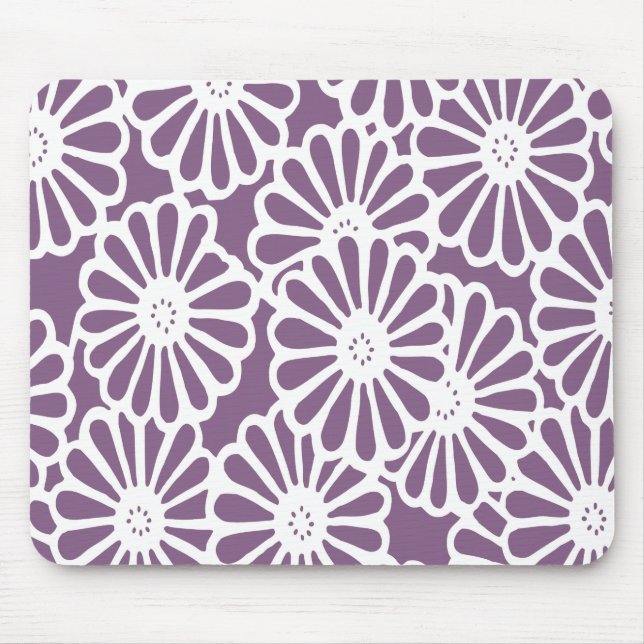 Mousepad Violet Asian Moods Floral (Frente)