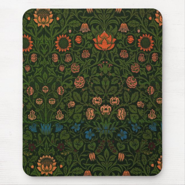 Mousepad Violet e Columbine (por William Morris) (Frente)