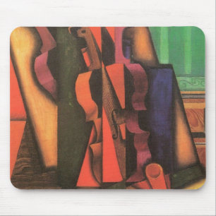 Mousepad Violino e Guitarra de Juan Gris, Arte Cubista Vint