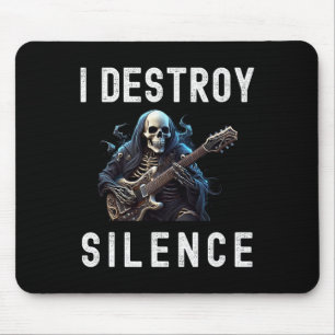 Mousepad Violino Fantasma Destruir Silêncio Violino Engraça