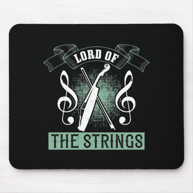 Mousepad Violino - Senhor das Cordas (Frente)