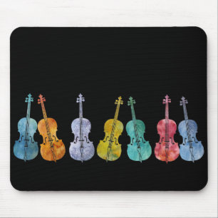 Mousepad Violoncelos coloridos
