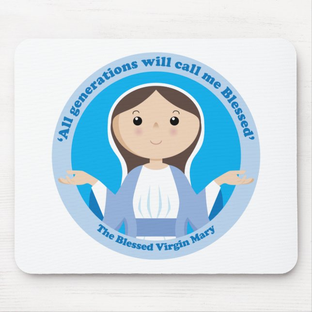 Mousepad Virgem Maria abençoada (Frente)