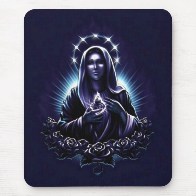 Mousepad Virgem Maria Abençoada - Mãe de Deus (Frente)