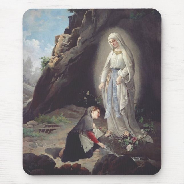 Mousepad Virgem Maria de Lourdes (Frente)