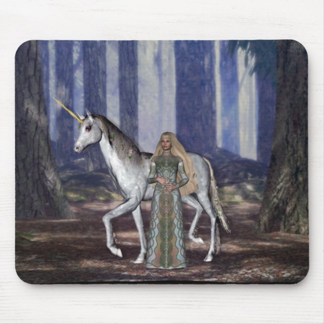 Mousepad Virgin do KRW e o unicórnio (Frente)