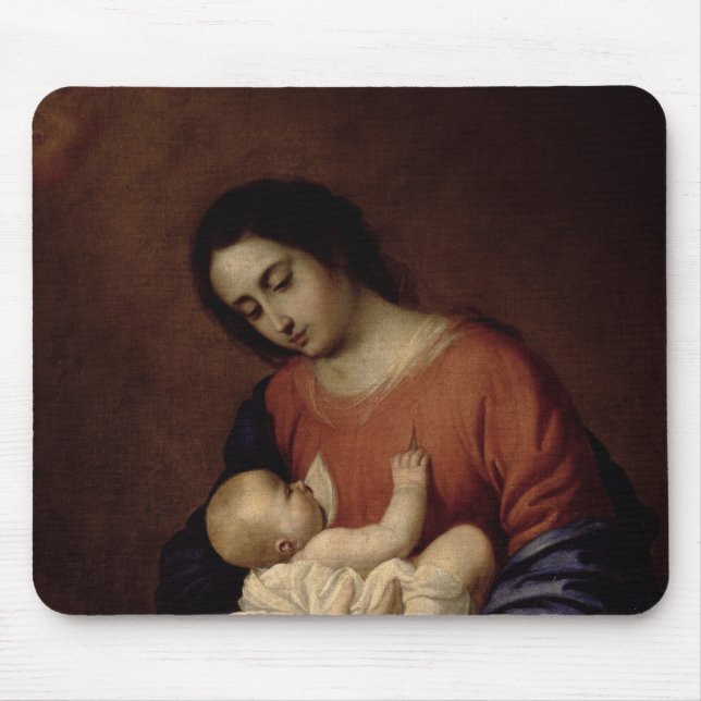 Mousepad Virgin e criança, 1658 (Frente)