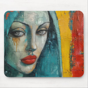 Mousepad Virgin Mary Street Art