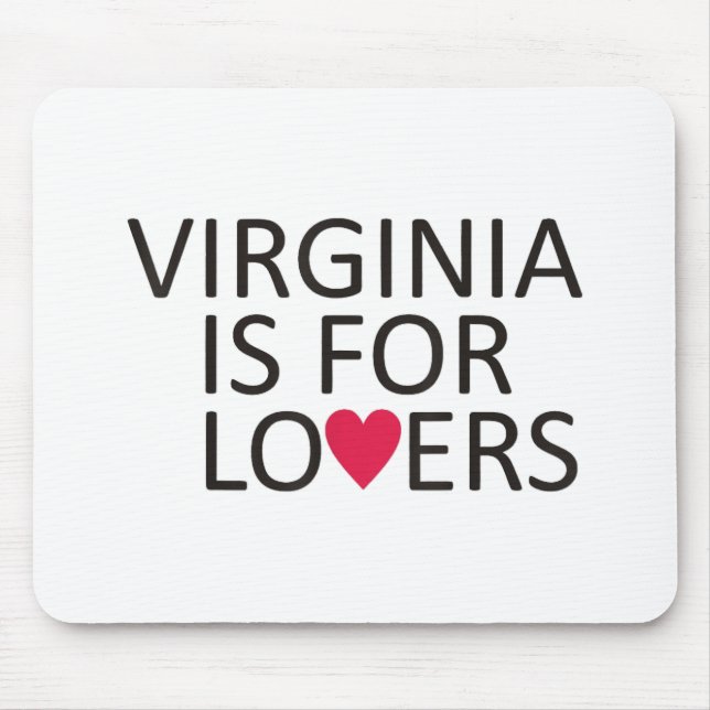 Mousepad Virginia State T-shirt Virginia Home Tee Virginia (Frente)