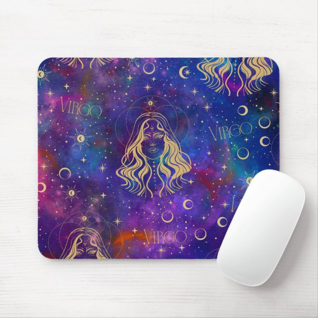 Mousepad Virgo Galaxy (Com mouse)