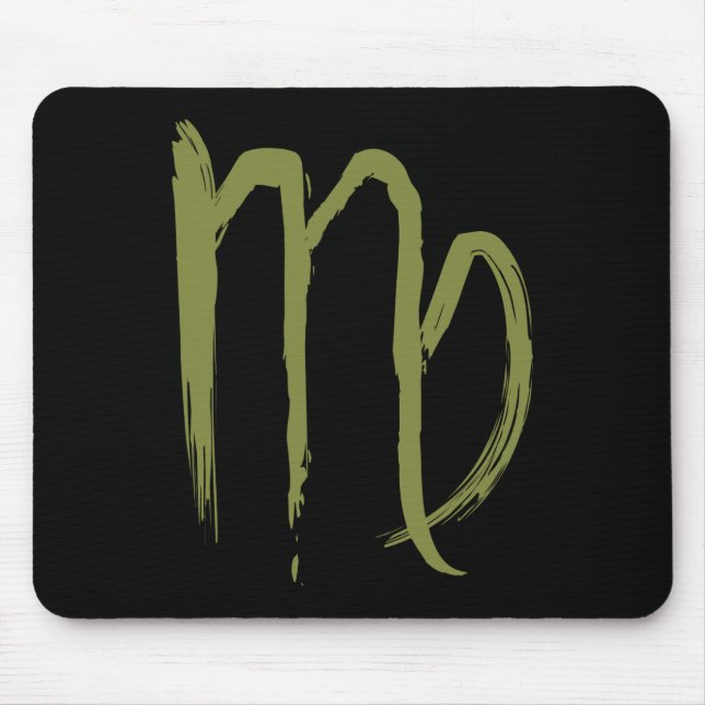 Mousepad VIRGO Zodíaco Aniversário Agosto Setembro Astrolog (Frente)