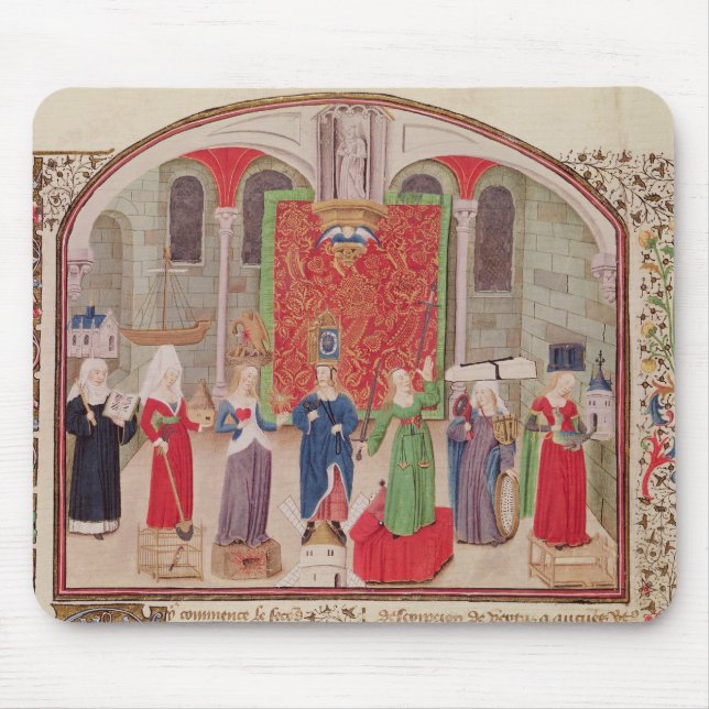 Mousepad Virtudes teológicos e cardinais (Frente)
