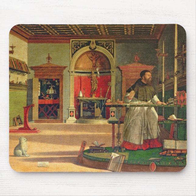 Mousepad Visão das Ruas. Augustine, 1502-08 (óleo na canvas (Frente)