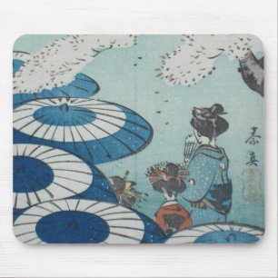 Mousepad Visão do primavera da flor de cerejeira de Shibat