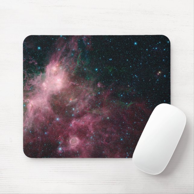 Mousepad Visão Infravermelho Mostrando O Nascimento E A Mor (Com mouse)