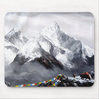 Mousepad Visão Panorâmica Da Montanha Everest