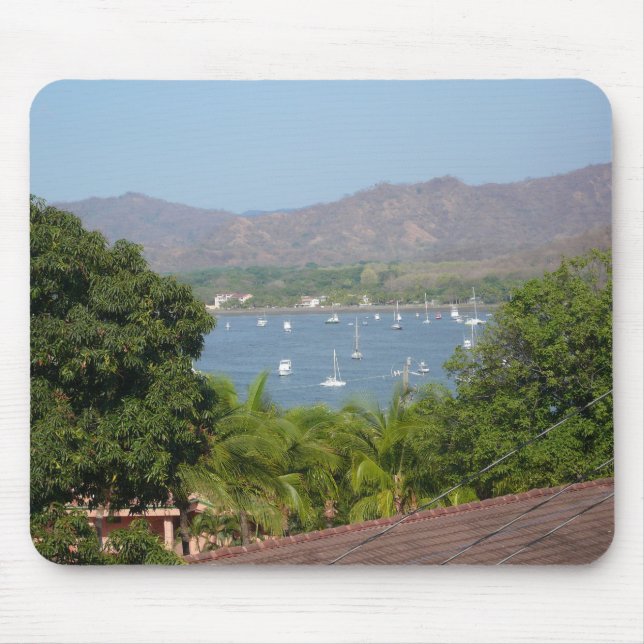 Mousepad Visão Panorâmica de Flamingo Beach, Costa Rica (Frente)