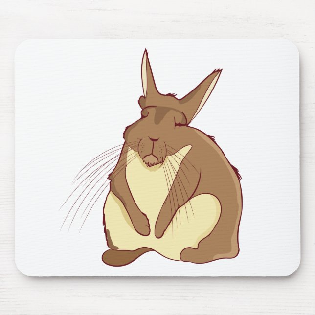 Mousepad Viscacha Vizcacha Cute Mountain Rodent Preguiçoso (Frente)