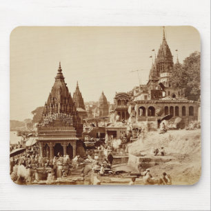 Mousepad Vishnu Pud e outros templos, Benares (foto do