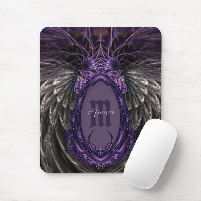 Mousepad Visionary Gothic Fractal Art (Com mouse)