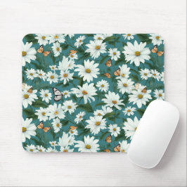 Mousepad Visitas Brancas e Borboletas