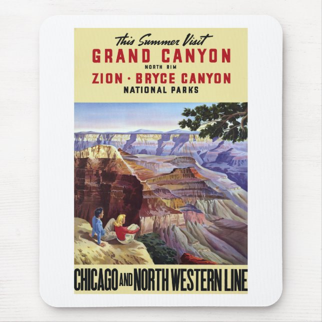 Mousepad Visite o Grand Canyon neste Verão (Frente)