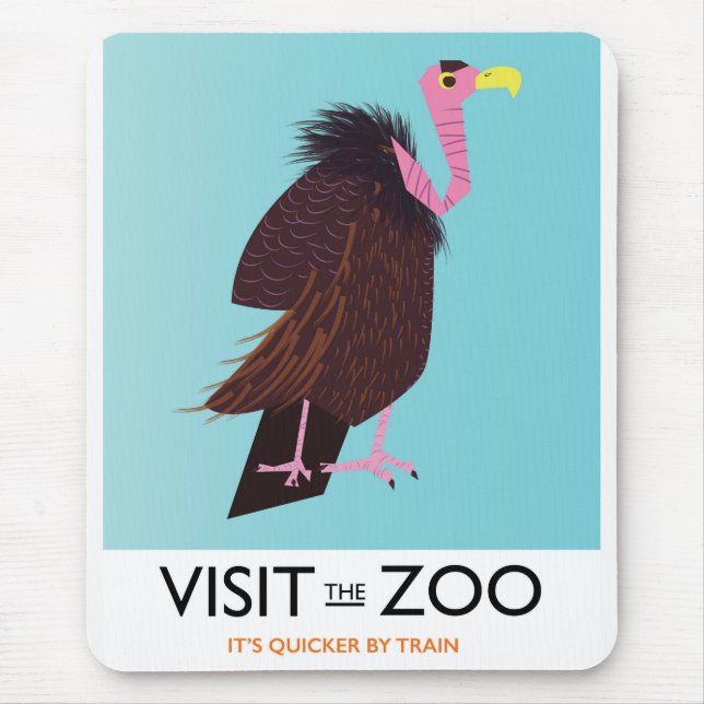 Mousepad Visite o Zoológico (Frente)
