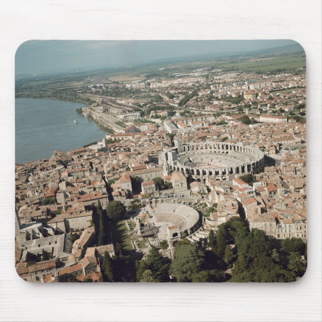 Mousepad Vista aérea da cidade com (Frente)