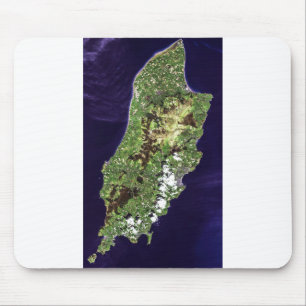 Mousepad Vista aérea da ilha de Man