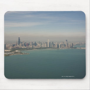 Mousepad Vista aérea de Chicago do lago Michigan