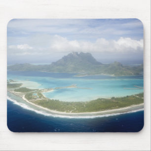 Mousepad Vista aérea de pequeno avião de Bora