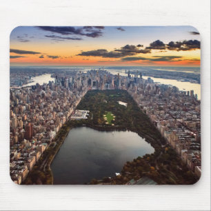 Mousepad Vista aérea do Central Park no Sunset