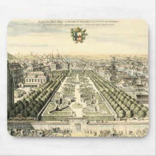 Mousepad Vista aérea do jardim formal por Eric Dahlbergh