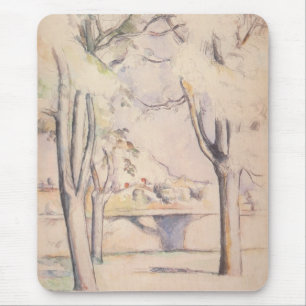 Mousepad Vista Através das Árvores por Paul Cezanne, Arte A
