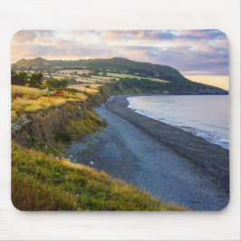 Mousepad Vista Costeira da Praia Sul de Greystones