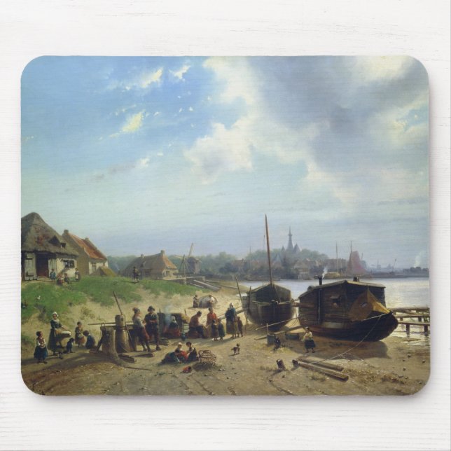 Mousepad Vista da costa holandesa (Frente)