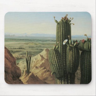 Mousepad Vista da montanha de Maricopa perto de Rio Gila