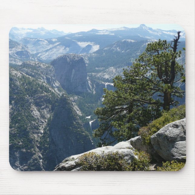 Mousepad Vista da Montanha Yosemite no Parque Nacional de Y (Frente)