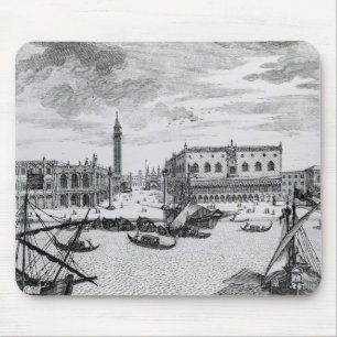 Mousepad Vista da praça San Marco do Bacino, Veneza