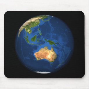 Mousepad Vista da terra completa que mostra Indonésia,