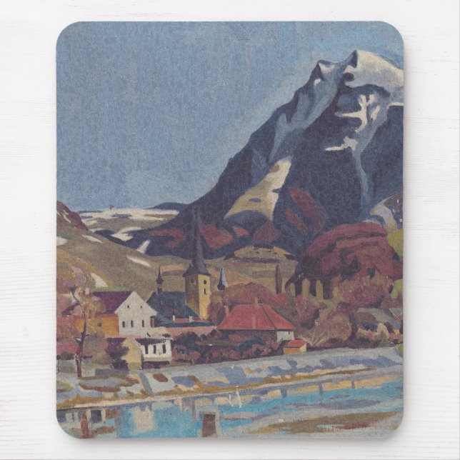 Mousepad Vista de Dolný Kubín por Arnold Peter Weisz (Frente)