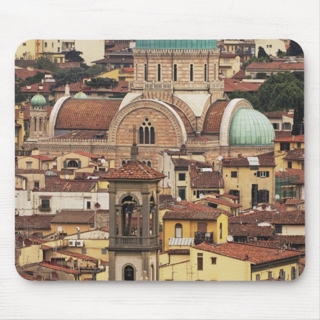 Mousepad Vista de Florença, Itália da Piazza (Frente)