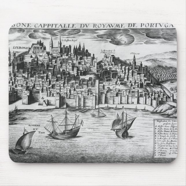 Mousepad Vista de Lisboa (Frente)