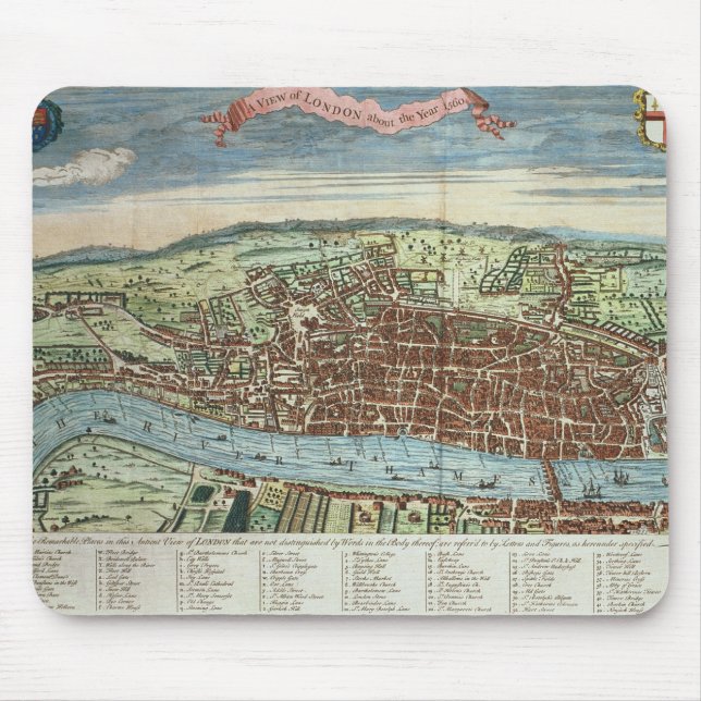 Mousepad Vista de Londres, c.1560 (Frente)