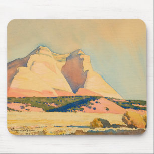 Mousepad Vista de Monte Carmel, Utah, por Maynard Dixon