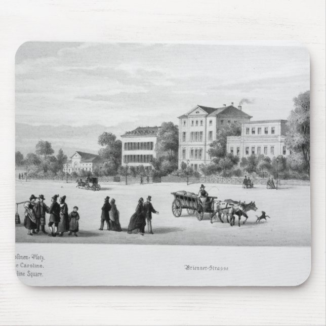 Mousepad Vista de Munich, 1869 (Frente)
