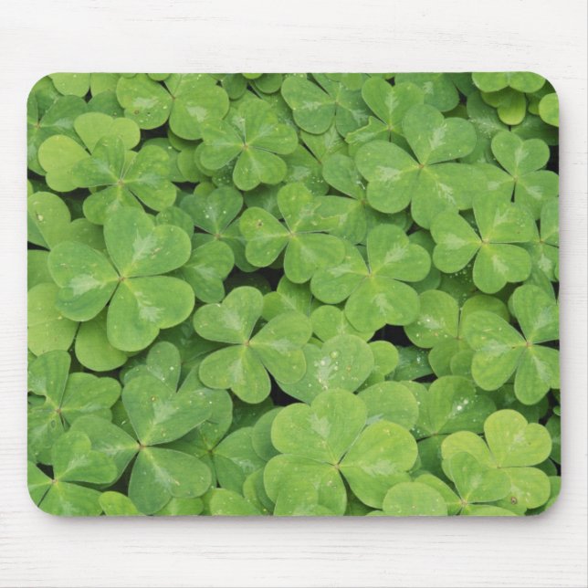 Mousepad Vista de Oxalis Orrel Foliage (Frente)