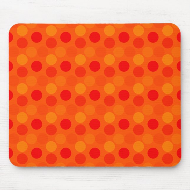 Mousepad Vista de Portas de Mouse Laranja (Frente)