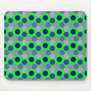 Mousepad Vista de Portas de Mouse Verde Roxo