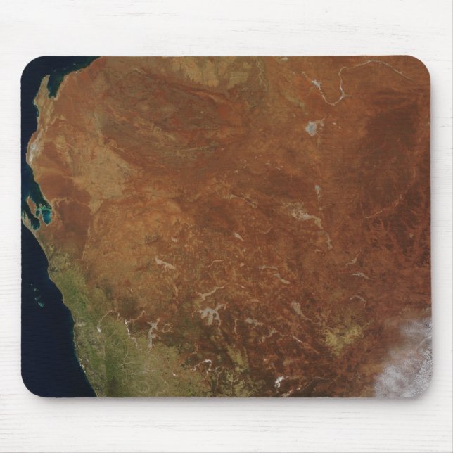 Mousepad Vista de satélite da Austrália Ocidental (Frente)